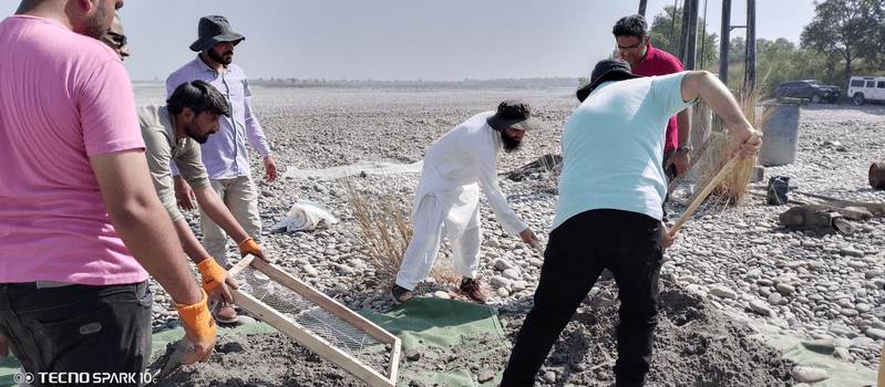 Placer Gold deposits Investigation in District Attock, Punjab Pakistan.